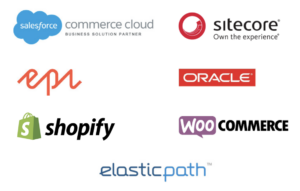 ecommerce modernization supported technologies logos