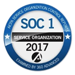 SOC1 Service Organization badge